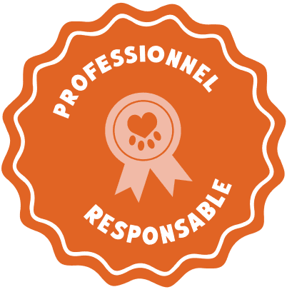 Badge de professionnel responsable